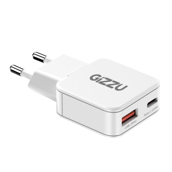 Picture of Gizzu 2-Port 20W GaN Wall Charger
