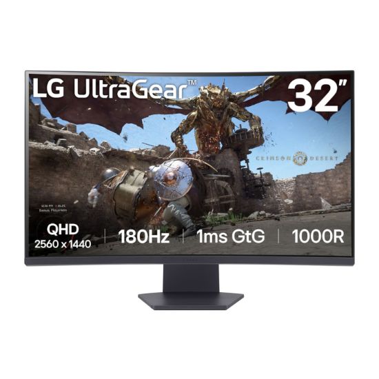 Picture of LG UltraGear 32" QHD VA Curved Gaming 180Hz 1ms