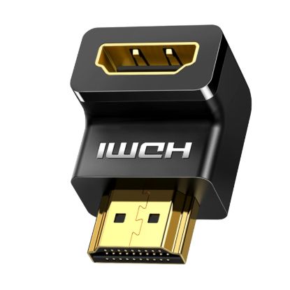 Picture of UGREEN HD112 HDMI 4K Male to Female Down-angled Connector - Black
