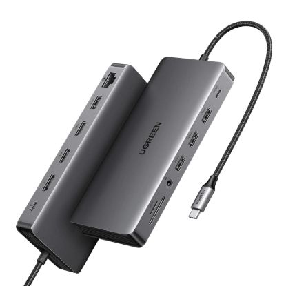 Picture of UGREEN CM681 Revodok Pro 13-in-1 USB Type-C HDMI and DisplayPort Docking Station