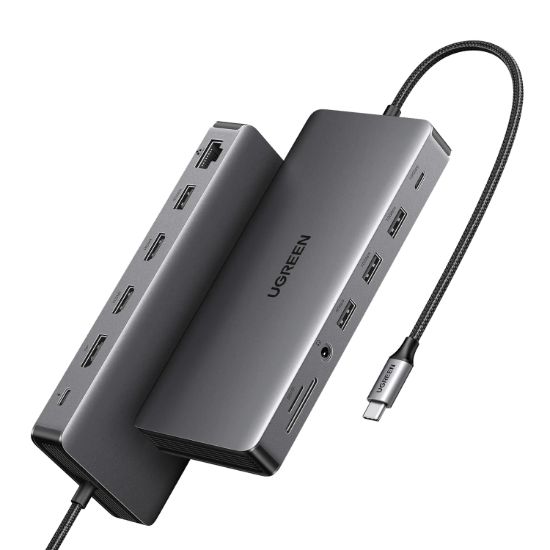Picture of UGREEN CM681 Revodok Pro 13-in-1 USB Type-C HDMI and DisplayPort Docking Station