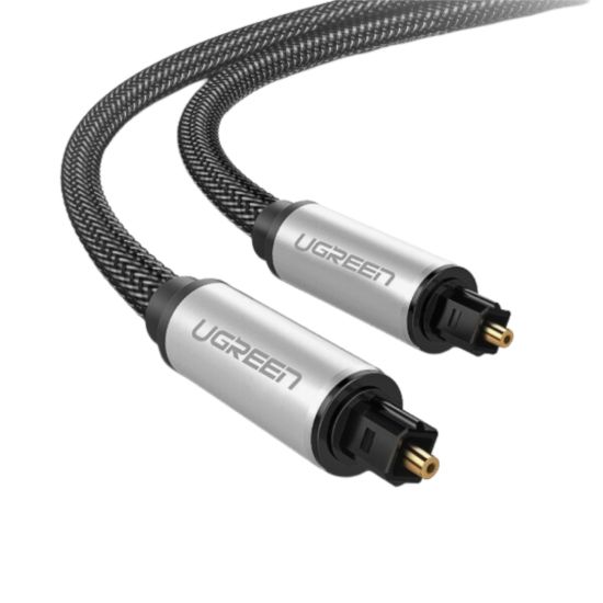 Picture of UGREEN AV108 Male to Male Toslink Optical Audio Cable 2m–Grey
