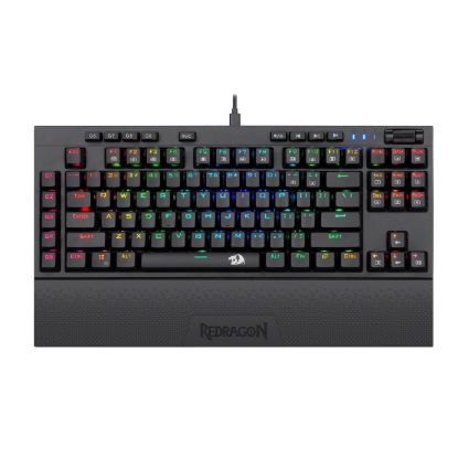 Picture of Redragon K588 RGB Pro BROADSWORD TKL Mechanical Wired Gaming Keyboard - Black