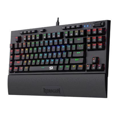 Picture of Redragon K588 RGB Pro BROADSWORD TKL Mechanical Wired Gaming Keyboard - Black