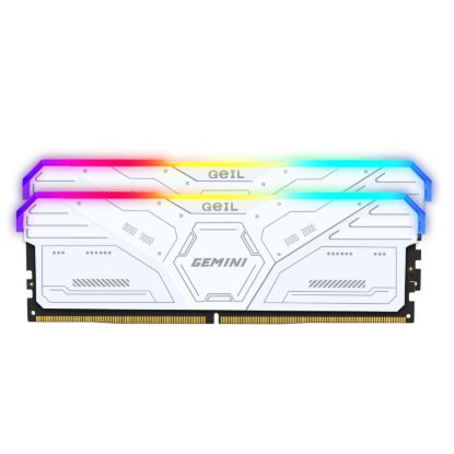 Picture of Geil Gemini RGB 32GB KIT(2X16GB) 6000MHz DDR5 Desktop Gaming Memory - Grey