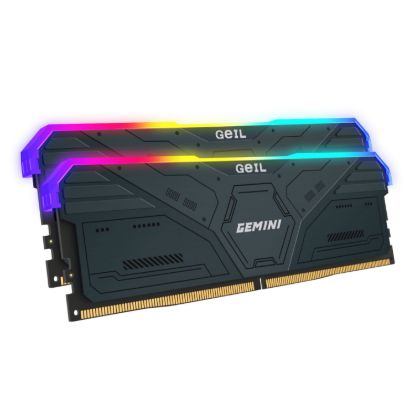 Picture of Geil Gemini RGB 32GB KIT(2X16GB) 6000MHz DDR5 Desktop Gaming Memory - Grey