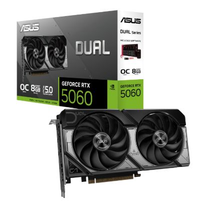 Picture of ASUS Dual GeForce RTX 5060 OC Edition 8GB GDDR7 Graphics Card