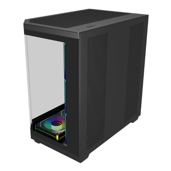 Picture of FSP U580 ARGB ATX Ultra Tower Gaming Chassis - Black