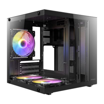 Picture of Antec VCX10M RGB Micro-ATX | ITX ARGB Mini -Tower Gaming Chassis - Black