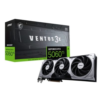 Picture of MSI GeForce RTX 5060 Ti VENTUS 3X OC 16GB GDDR7 Graphics Card