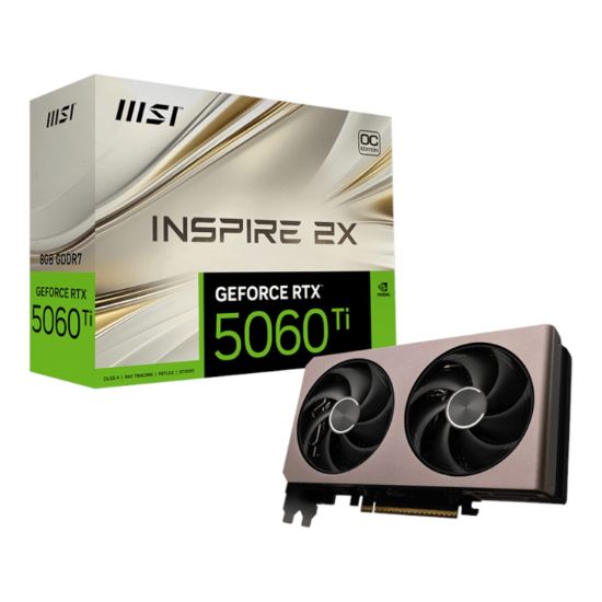 Picture of MSI GeForce RTX 5060 Ti 8GB INSPIRE 2X OC Graphics Card