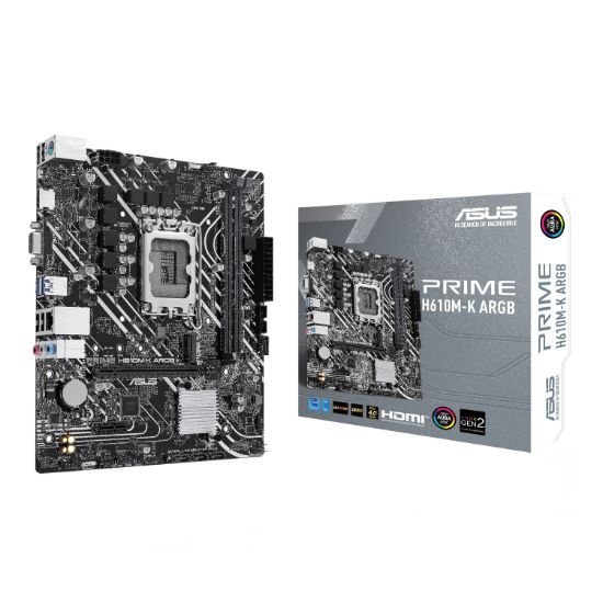 Picture of Asus PRIME H610M-R DDR5 LGA1700 Micro-ATX Motherboard