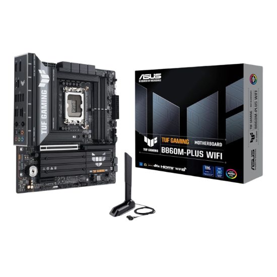 Picture of Asus TUF Gaming B860M-Plus Wi-Fi M-ATX Motherboard – Intel LGA1851, DDR5, PCIe 5.0. Wi-Fi 7