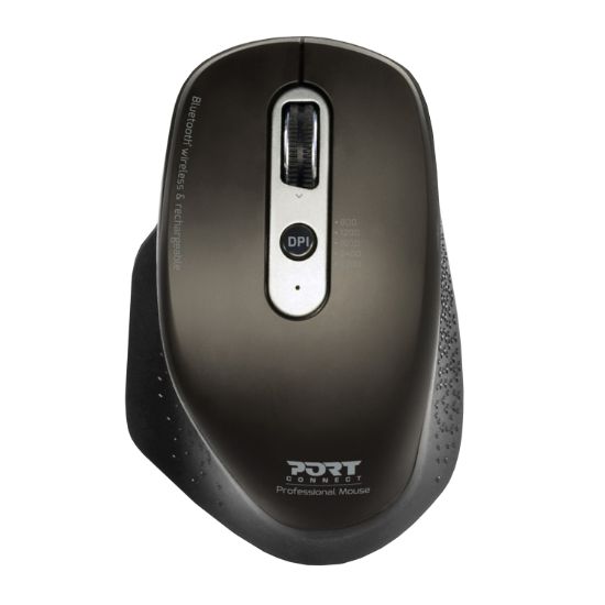 Picture of Port Connect Bluetooth Wireless and Rechargeable Executive Mouse - Black