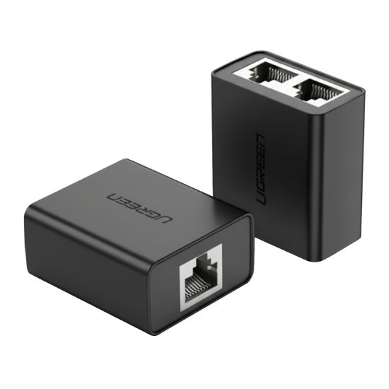 Picture of UGREEN RJ45 Splitter Adapter 2 Pack (Black)