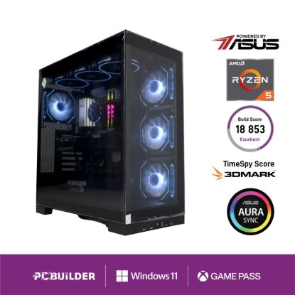 Picture of PCBuilder Ryzen 5 7600 MAVERICK Windows 11 Gaming PC
