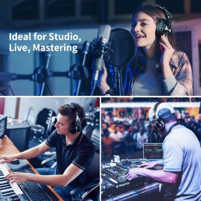 Picture of Oneodio Pro A71 Wired Headphones - Black