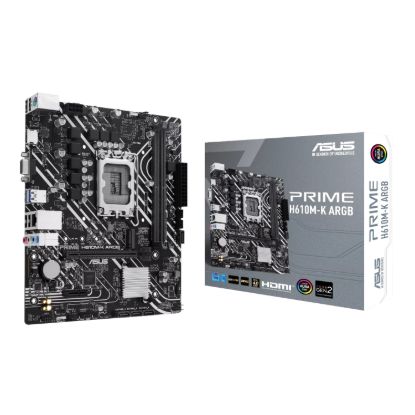 Picture of Asus PRIME H610M-K ARGB Intel LGA1700 M-ATX Motherboard