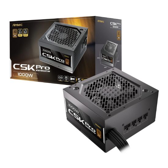 Picture of Antec CSK1000 PRO ATX3.1 Semi-Modular 1000W Power Supply (80 PLUS Bronze, PCIe 5.1, ATX 3.1 Certified)