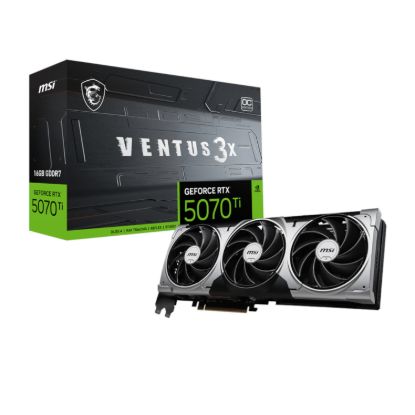 Picture of MSI GeForce RTX 5070 Ti 16G VENTUS 3X OC Graphics Card