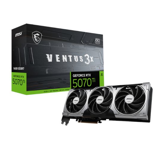 Picture of MSI GeForce RTX 5070 Ti 16G VENTUS 3X OC Graphics Card