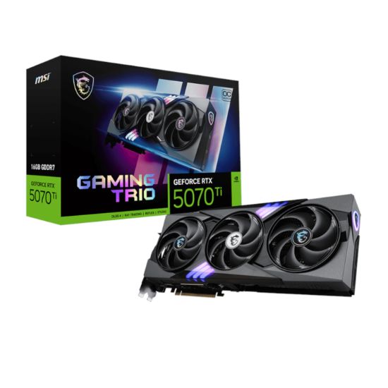 Picture of MSI GeForce RTX 5070 Ti GAMING TRIO OC PLUS 16G Graphics Card