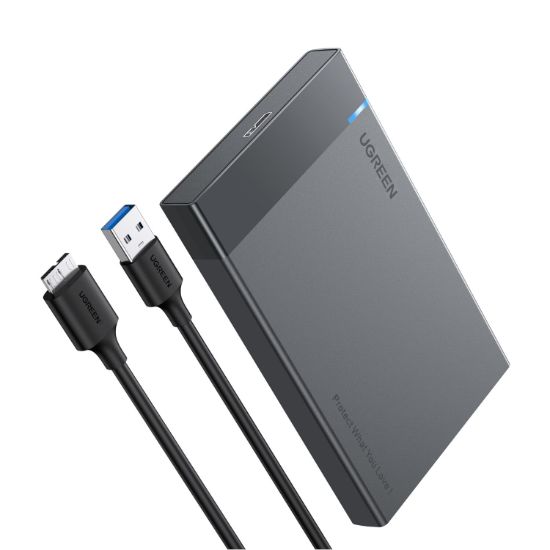 Picture of UGREEN 2.5'' SATA Hard Drive USB 3.0 Enclosure, UASP, 6Gbps