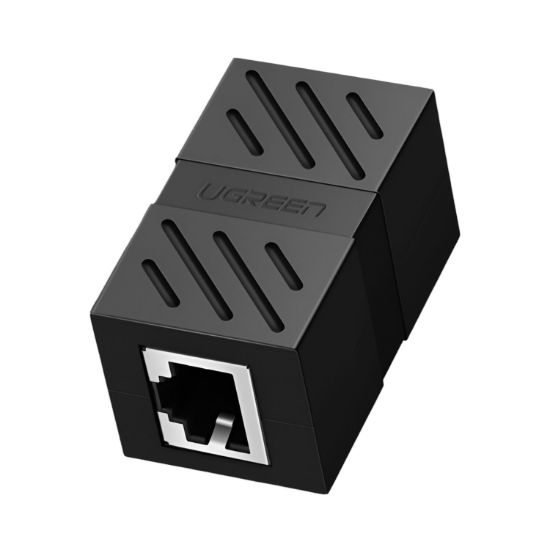 Picture of UGREEN RJ45 1Gbps Ethernet Cable Extender Adapter - Black
