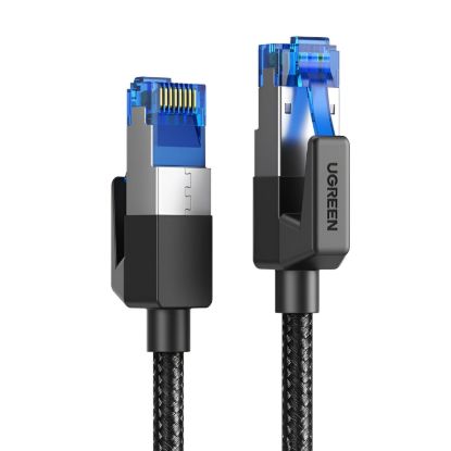 Picture of UGREEN Cat8 Nylon Braided Ethernet Cable - 40Gbps with Modular Plugs - 1m