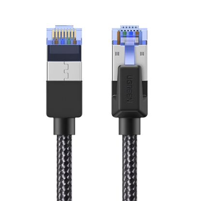 Picture of UGREEN Cat8 Nylon Braided Ethernet Cable - 40Gbps with Modular Plugs - 1m