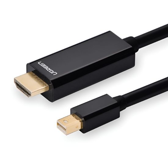 Picture of UGREEN Mini DisplayPort Male to 4K@30Hz HDMI Cable 1.5m - Black