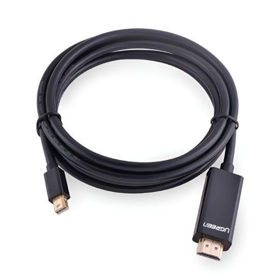 Picture of UGREEN Mini DisplayPort Male to 4K@30Hz HDMI Cable 1.5m - Black