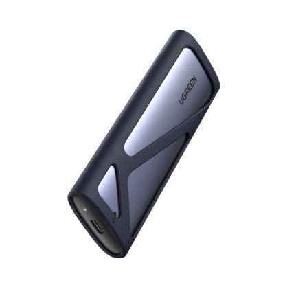 Picture of UGREEN CM400-90264 M.2 NVME/SATA SSD Enclosure (10Gbps) - Silver