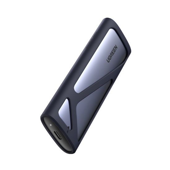 Picture of UGREEN CM400-90264 M.2 NVME/SATA SSD Enclosure (10Gbps) - Silver