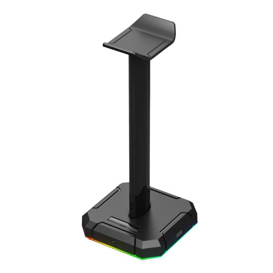 Picture of Redragon HA300 Scepter Pro RGB Headset Stand with USB Hub (4 x USB 2.0, RGB Lighting)