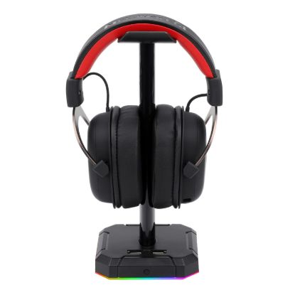 Picture of Redragon HA300 Scepter Pro RGB Headset Stand with USB Hub (4 x USB 2.0, RGB Lighting)