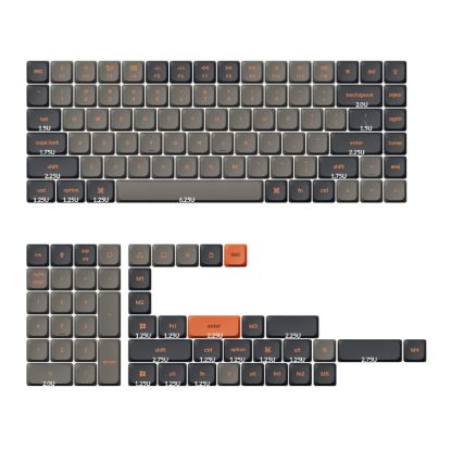 Picture of Keychron PBT LSA Carbon Keycap Set V2 - Low Profile