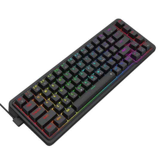 Picture of Redragon NOVA K709 65% Wired Gasket RGB Gaming Keyboard - Black