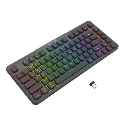 Picture of Redragon AETHER K706 PRO Wireless Mechanical Keyboard (75% Layout, Tri-Mode, Gasket Mount, Low-Profile Red Switches)
