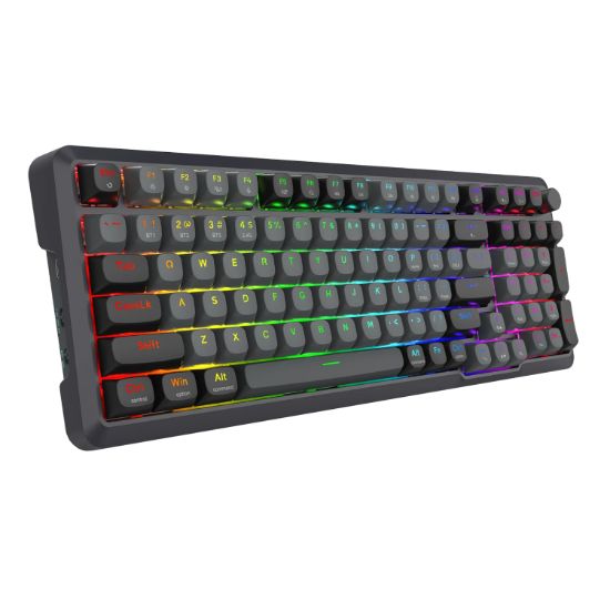 Picture of Redragon BREAGI PRO K688 98+1 Gasket Wireless Mechanical Keyboard (Triple Mode, RGB, Hot-Swappable, Cream Linear Switches)