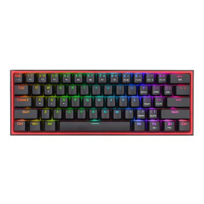 Picture of Redragon K616 FIZZ Pro 61-Key RGB Mechanical Gaming Keyboard – Black (60%, RGB, Wireless/Wired, Hot-Swappable)