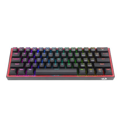 Picture of Redragon K616 FIZZ Pro 61-Key RGB Mechanical Gaming Keyboard – Black (60%, RGB, Wireless/Wired, Hot-Swappable)