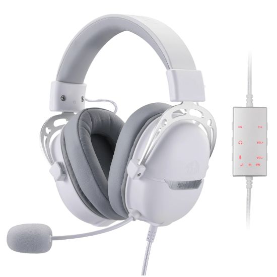 Picture of REDRAGON Over-Ear AURORA Gaming Headset - White