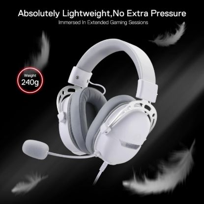 Picture of REDRAGON Over-Ear AURORA Gaming Headset - White