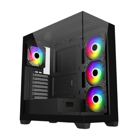 Picture of FSP M340 ARGB ATX Gaming Chassis - Black