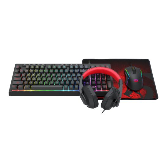 Picture of Redragon 4-in-1 Keyboard | Mouse | Mousepad | Headset Gaming Combo