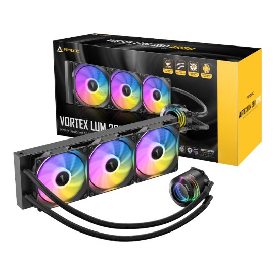 Picture of Antec VORTEX LUM 360 ARGB AIO CPU Liquid Cooler - Black