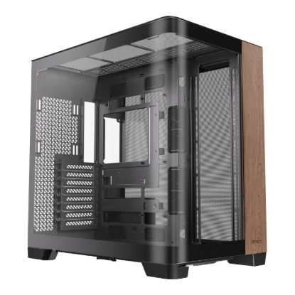 Picture of Antec C8 Curved Wood E-ATX | ATX | Micro-ATX | ITX Dual Chamber Gaming Chassis - Black