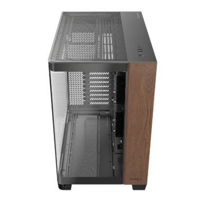 Picture of Antec C8 Curved Wood E-ATX | ATX | Micro-ATX | ITX Dual Chamber Gaming Chassis - Black