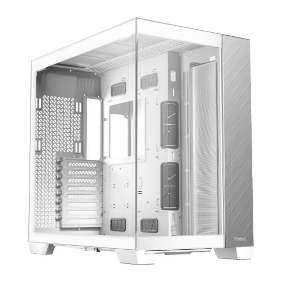 Picture of Antec C8 Aluminium White E-ATX Dual Chamber Gaming Chassis - White